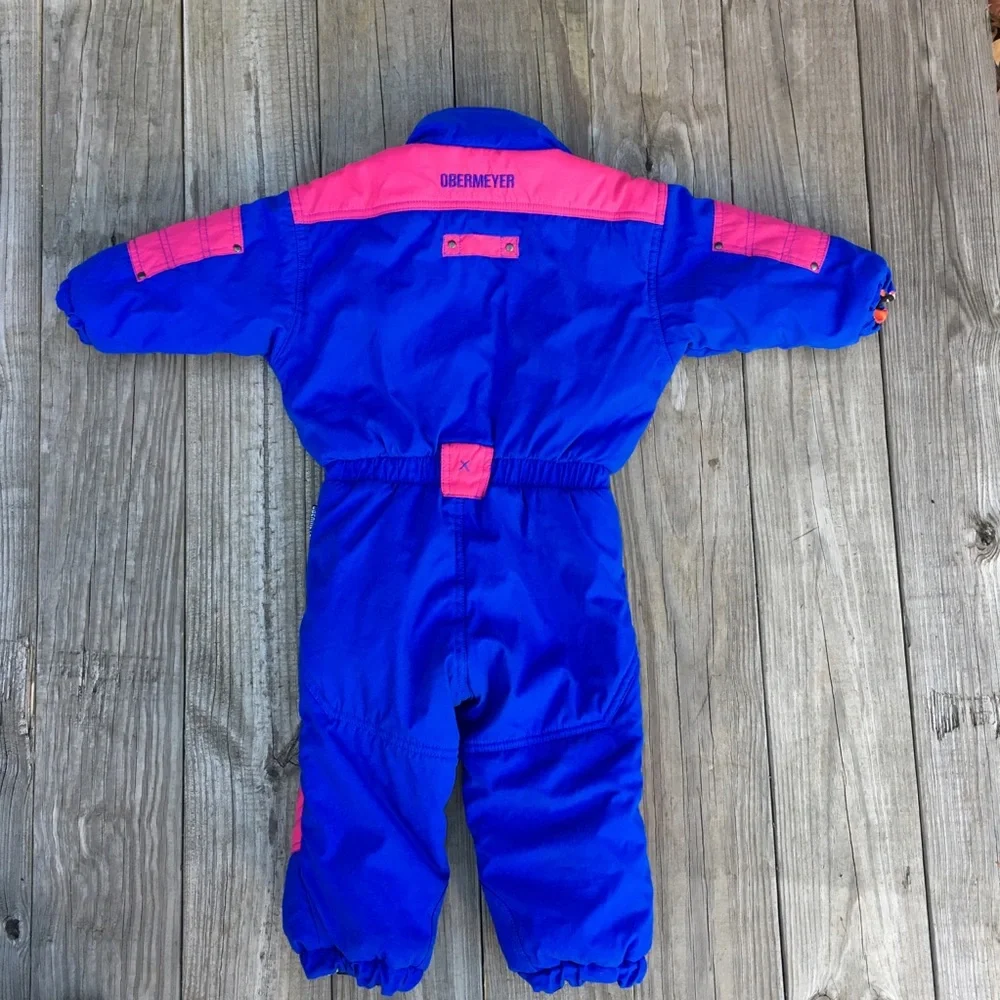 SOLD RARE Vintage Obermeyer Snowsuit Size 2 Reversible - Picture 4 of 4